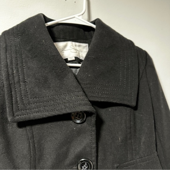 Jessica‎ Simpson Black Peacoat Women’s Size XS Outerwear Classic Winter - Picture 5 of 10